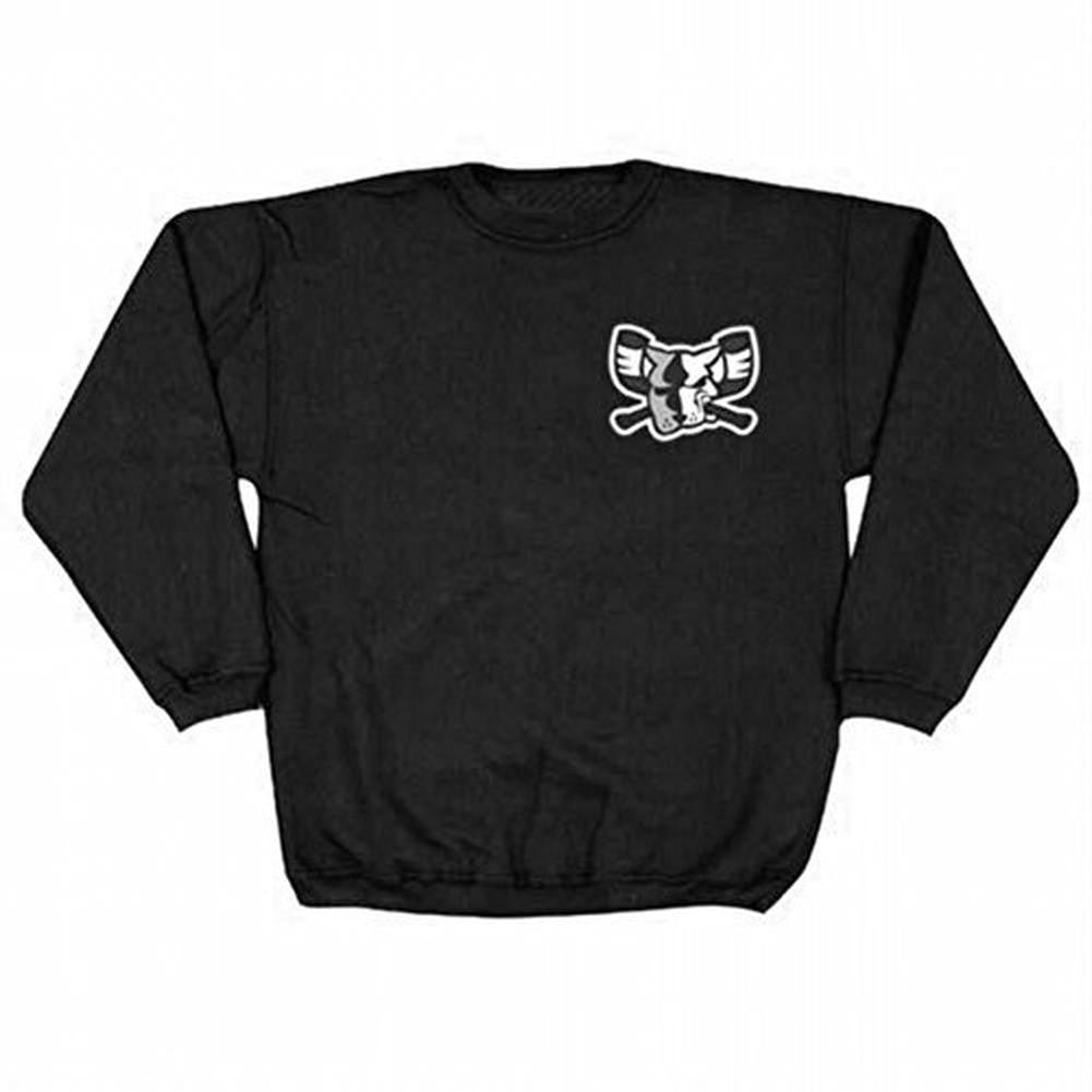Richmond Riverdogs - Crest Print Mono Mad Dog Adult Sweatshirt Men's Sweatshirts Richmond Riverdogs LG Black