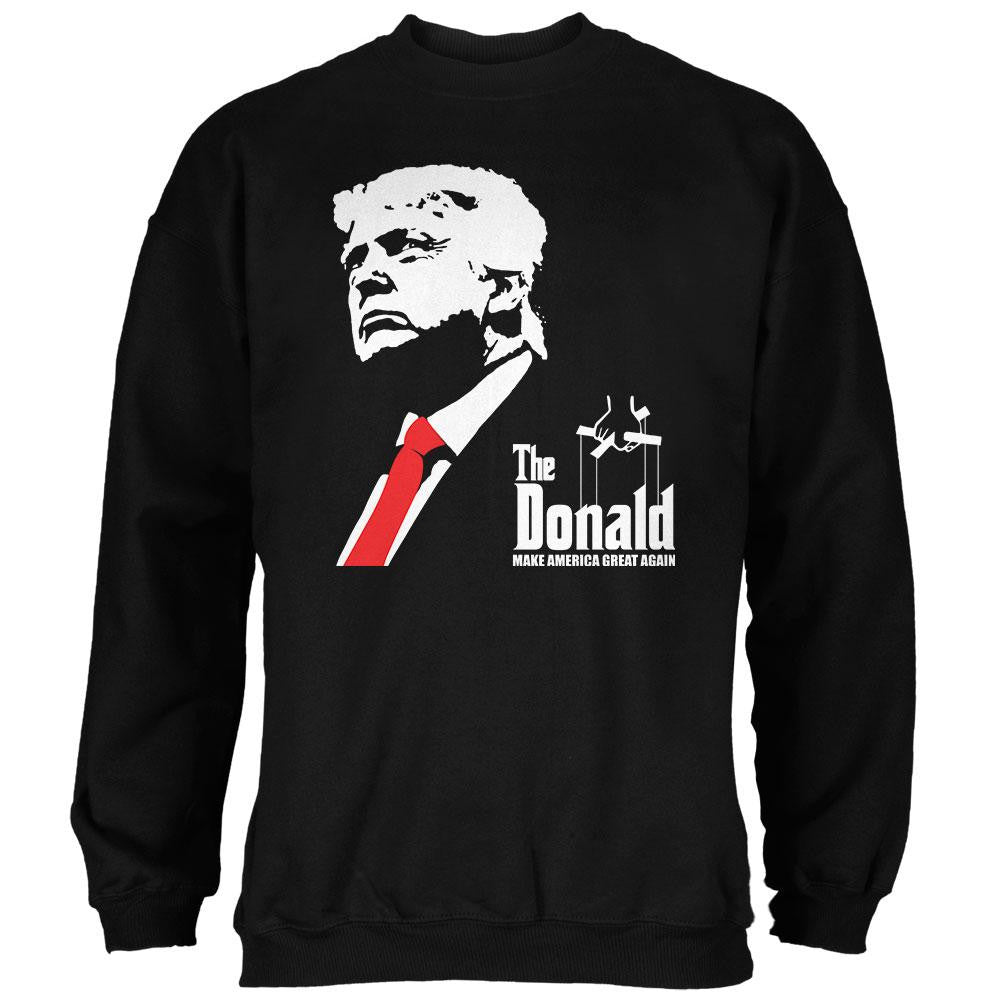 Election 2016 Donald Trump THE Donald Black Adult Sweatshirt Men's Sweatshirts Old Glory 2XL Black