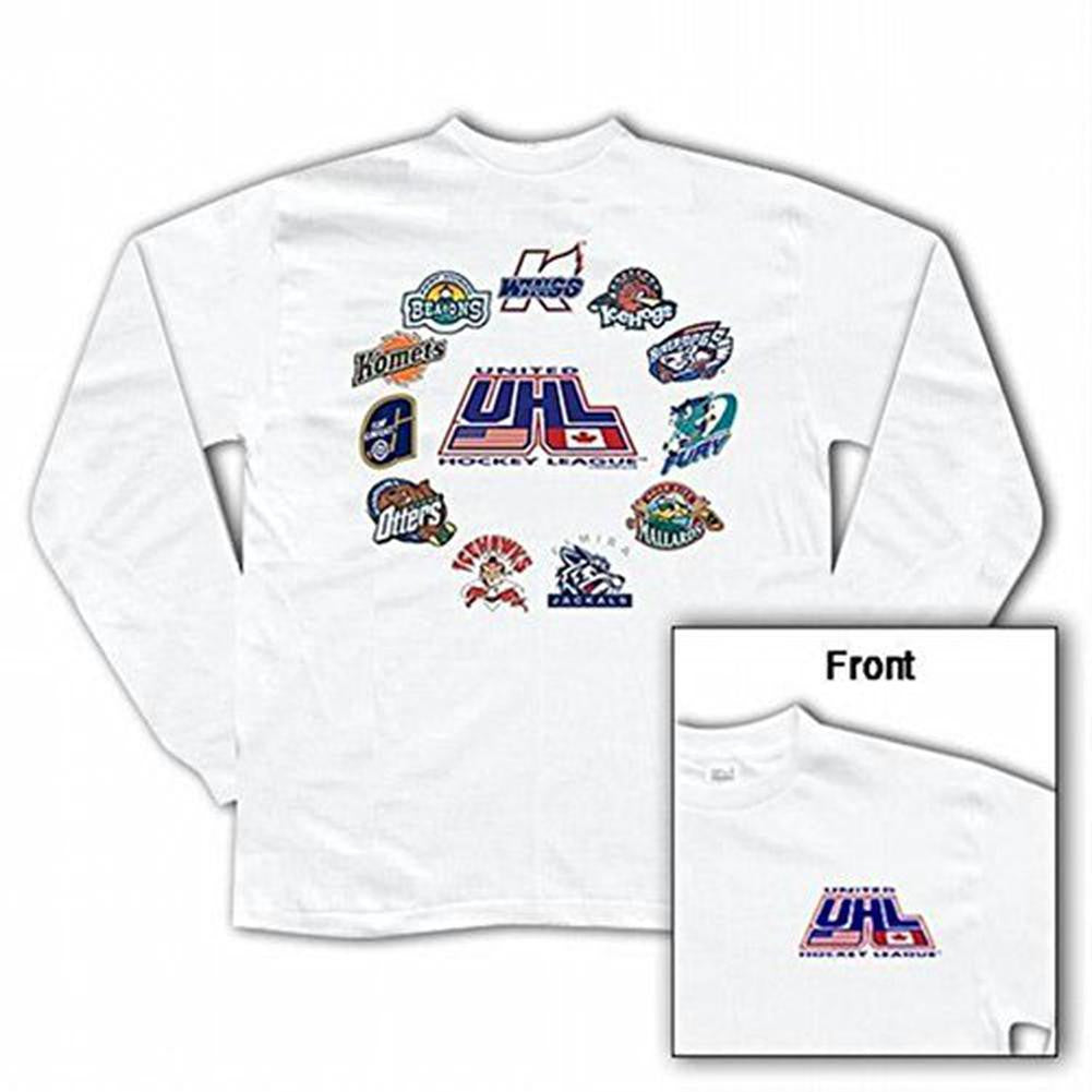 UHL Logo Longsleeve - White Men's Long Sleeves UHL 2XL White