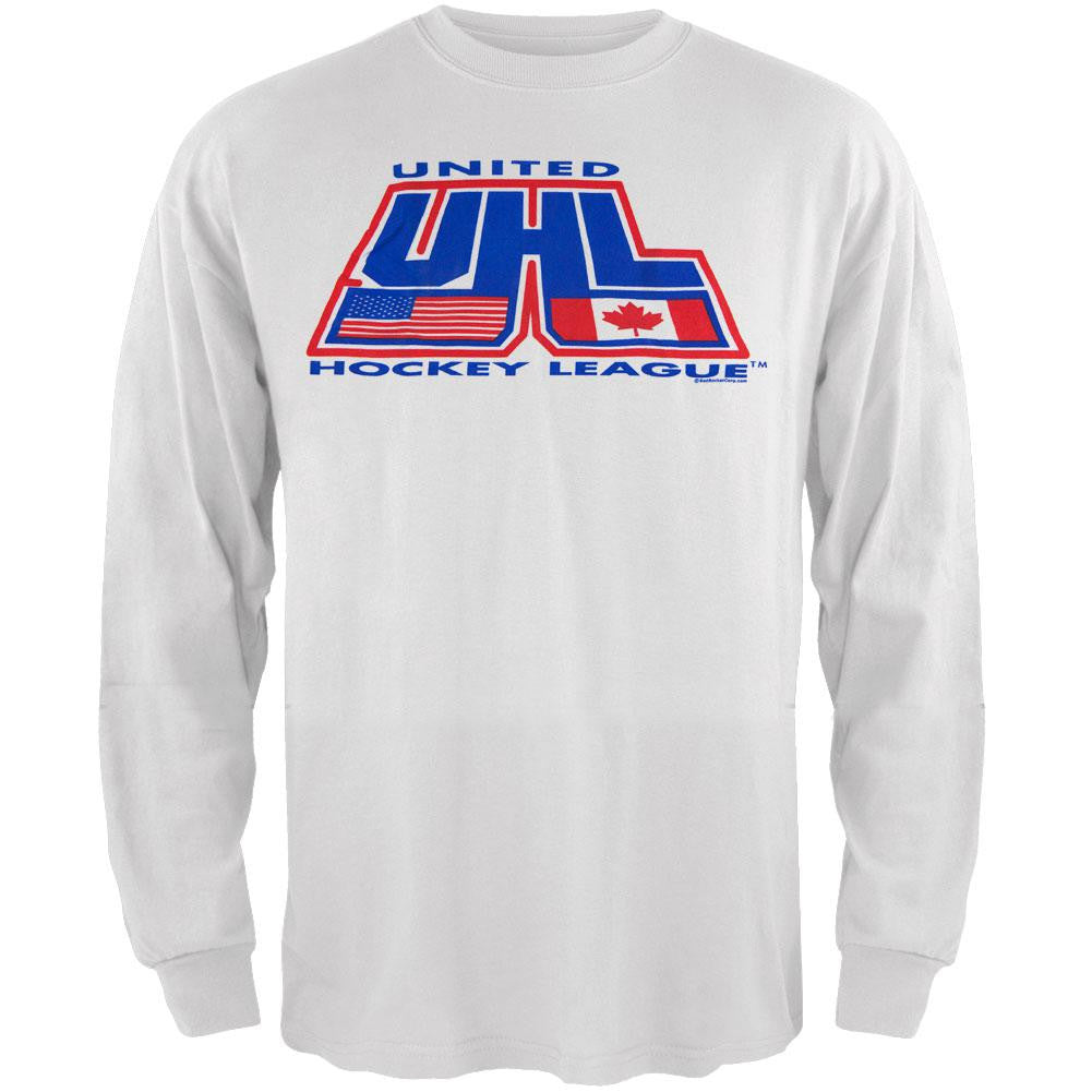 UHL - Logo White Youth Long Sleeve T-Shirt Youth Long Sleeves UHL