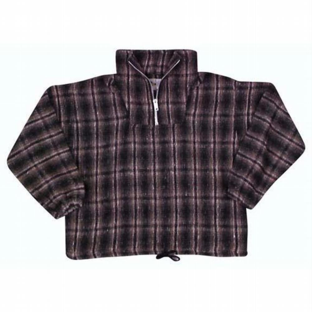 Earth Ragz - Plaid Zip Neck Pullover Jacket Men's Jackets Old Glory