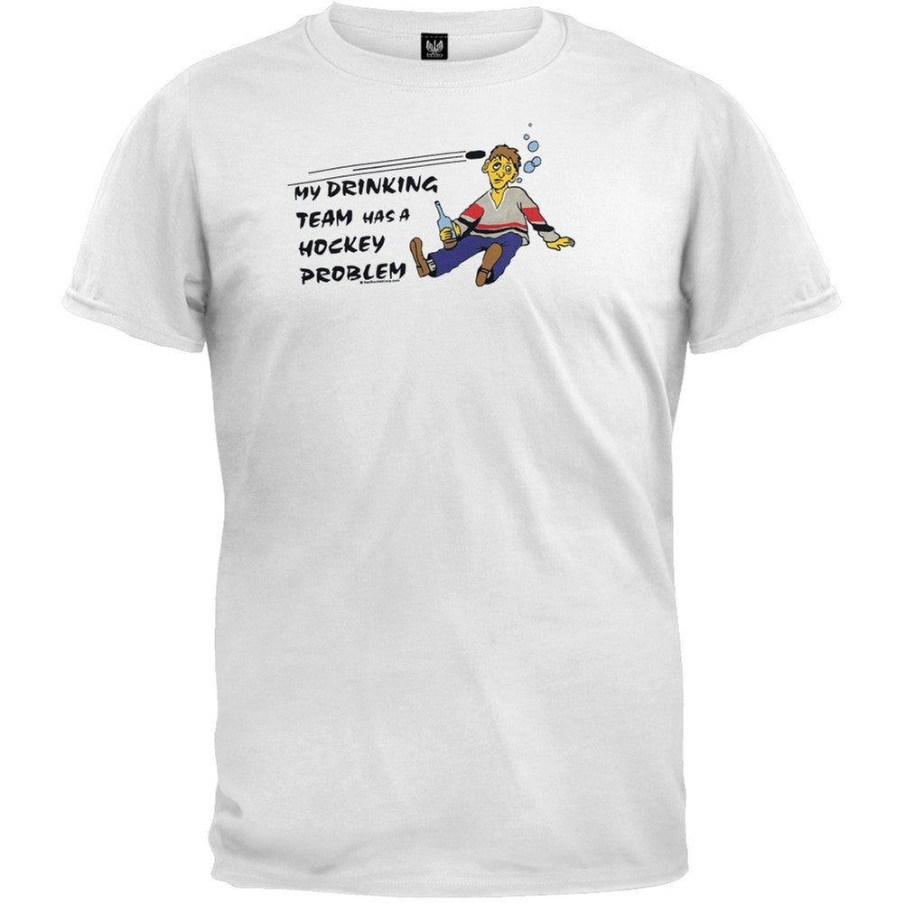 Drinking Team - Hockey Problem T-Shirt Men's T-Shirts Old Glory