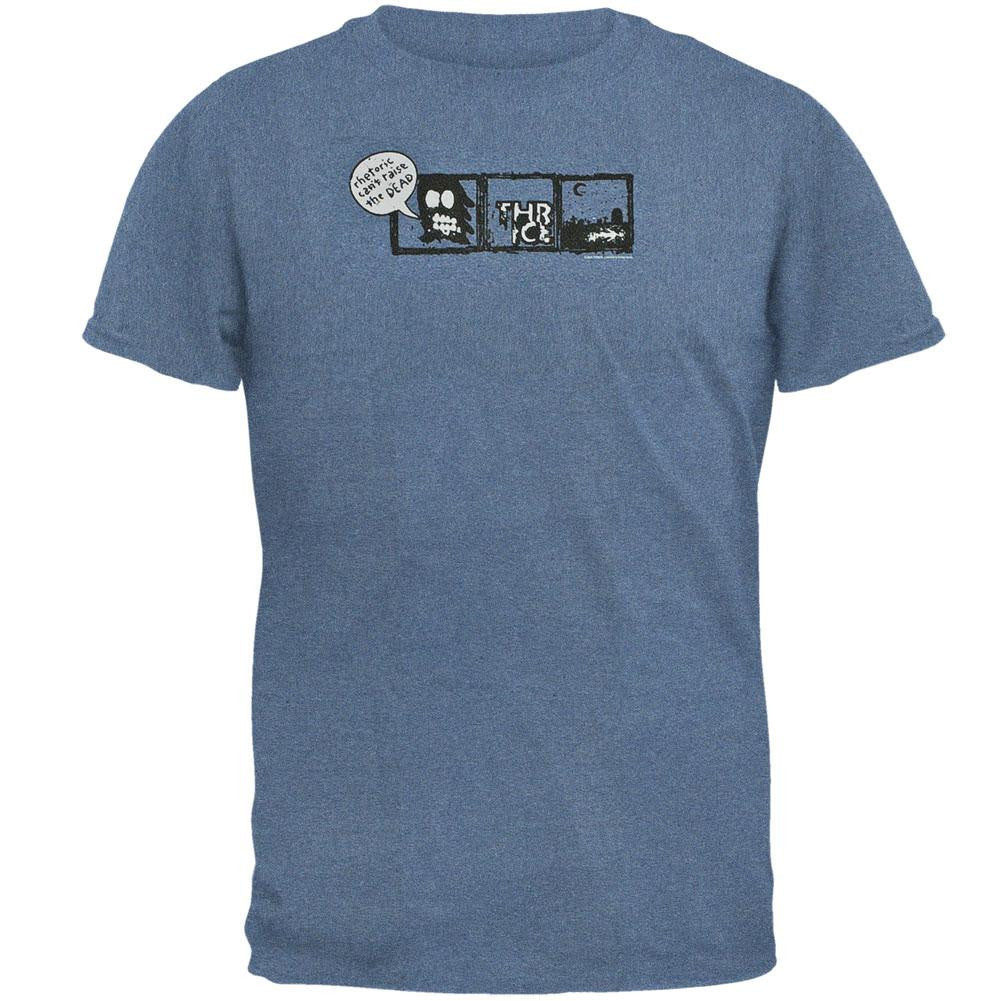 Thrice - Ghost Cartoon T-Shirt Men's T-Shirts Thrice