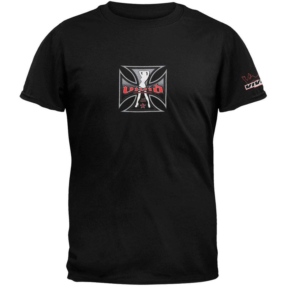 Vivid - Iron Cross T-Shirt Men's T-Shirts Vivid MD Black