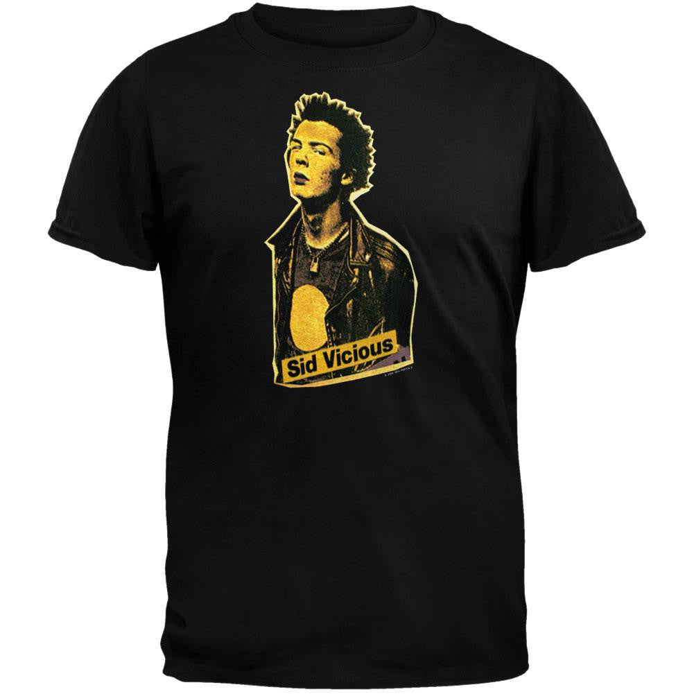 Sex Pistols - Sid Snarl T-Shirt Men's T-Shirts Sex Pistols SM Black