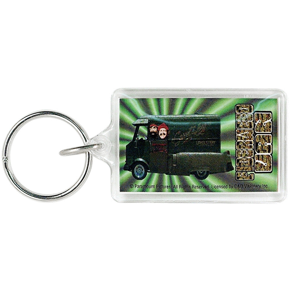 Cheech & Chong - Fiber Van Keychain Keychains Old Glory One Size Green