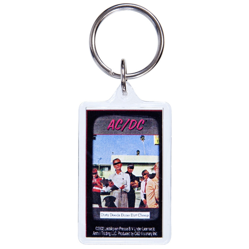 AC/DC - Dirty Deeds Keychain Keychains Old Glory OS Black