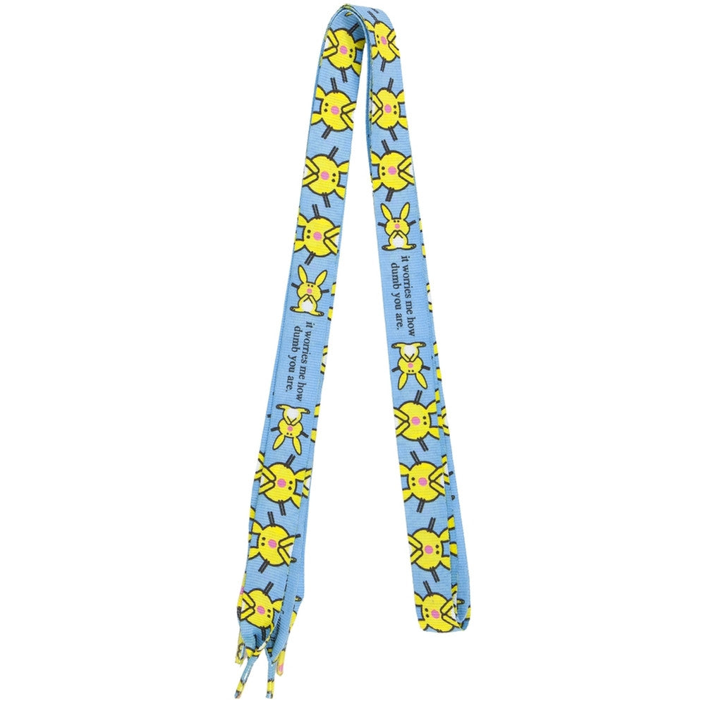 Happy Bunny - Worries Me Shoelaces Shoelaces Old Glory