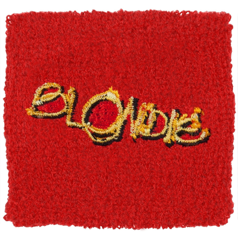 Blondie - Logo Red Wristband Wristbands Old Glory