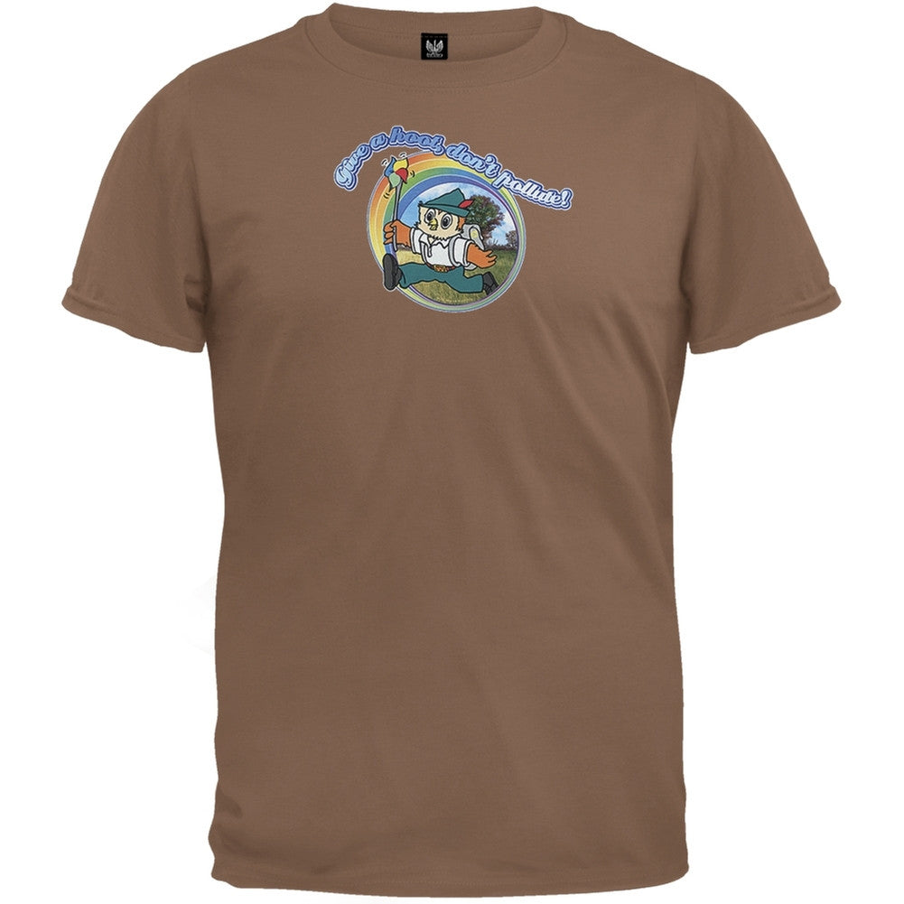 Woodsy Owl - Dont Pollute T-Shirt Men's T-Shirts Woodsey The Owl