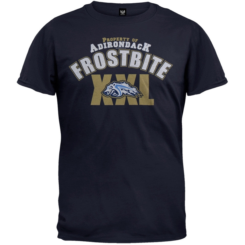 Adirondack Frostbite - Property Of XXL T-Shirt Men's T-Shirts Adirondack Frostbite SM Dark Blue