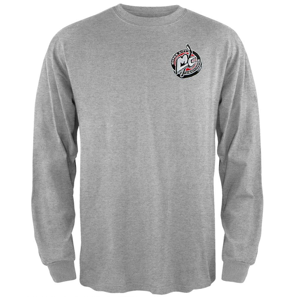 Motorcity Mechanics - Embroidered Logo Grey Sweatshirt Men's Sweatshirts Motor City Mechanics