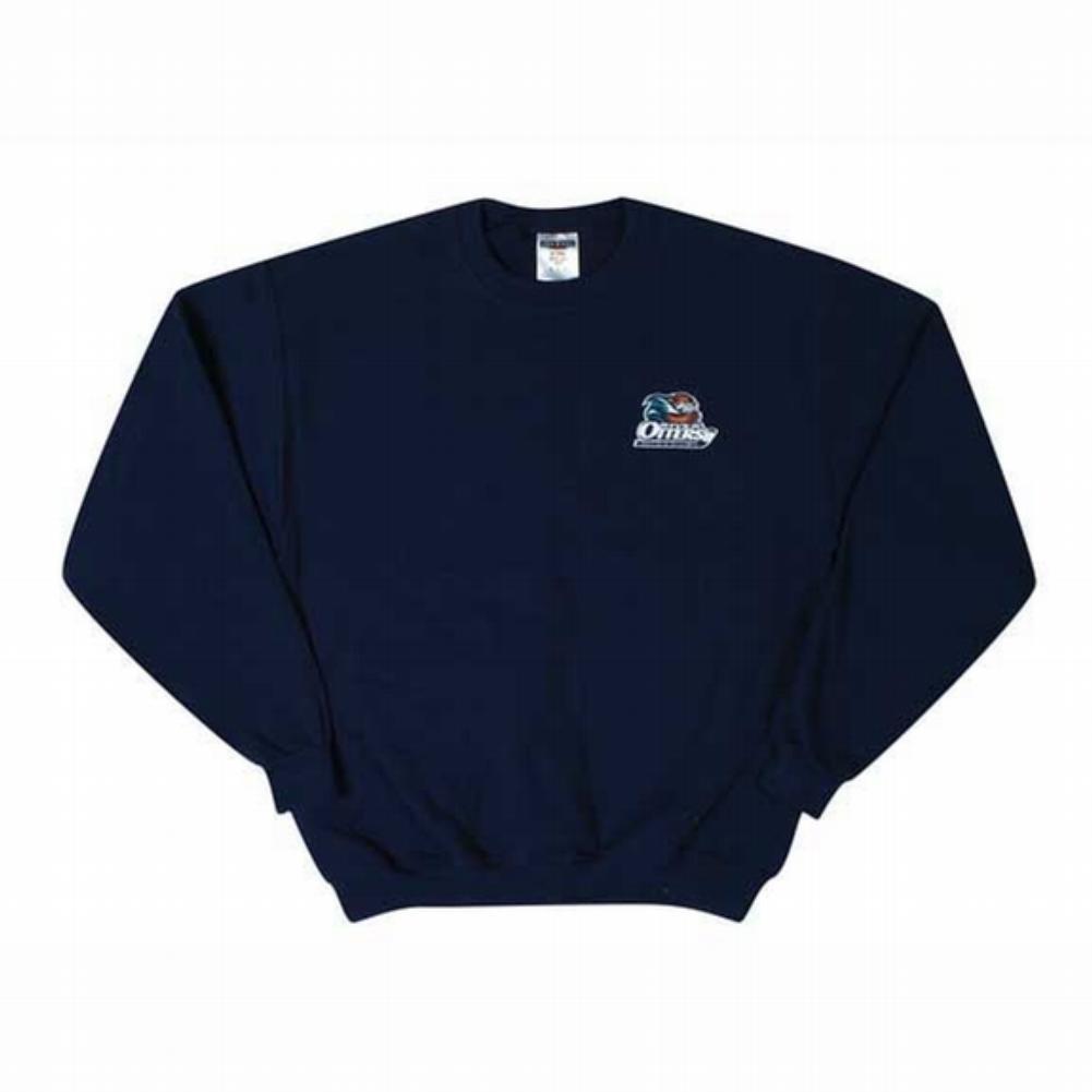 Missouri River Otters - Embroidered Logo Navy Youth Sweatshirt Youth Sweatshirts Missouri River Otters YMD Dark Blue