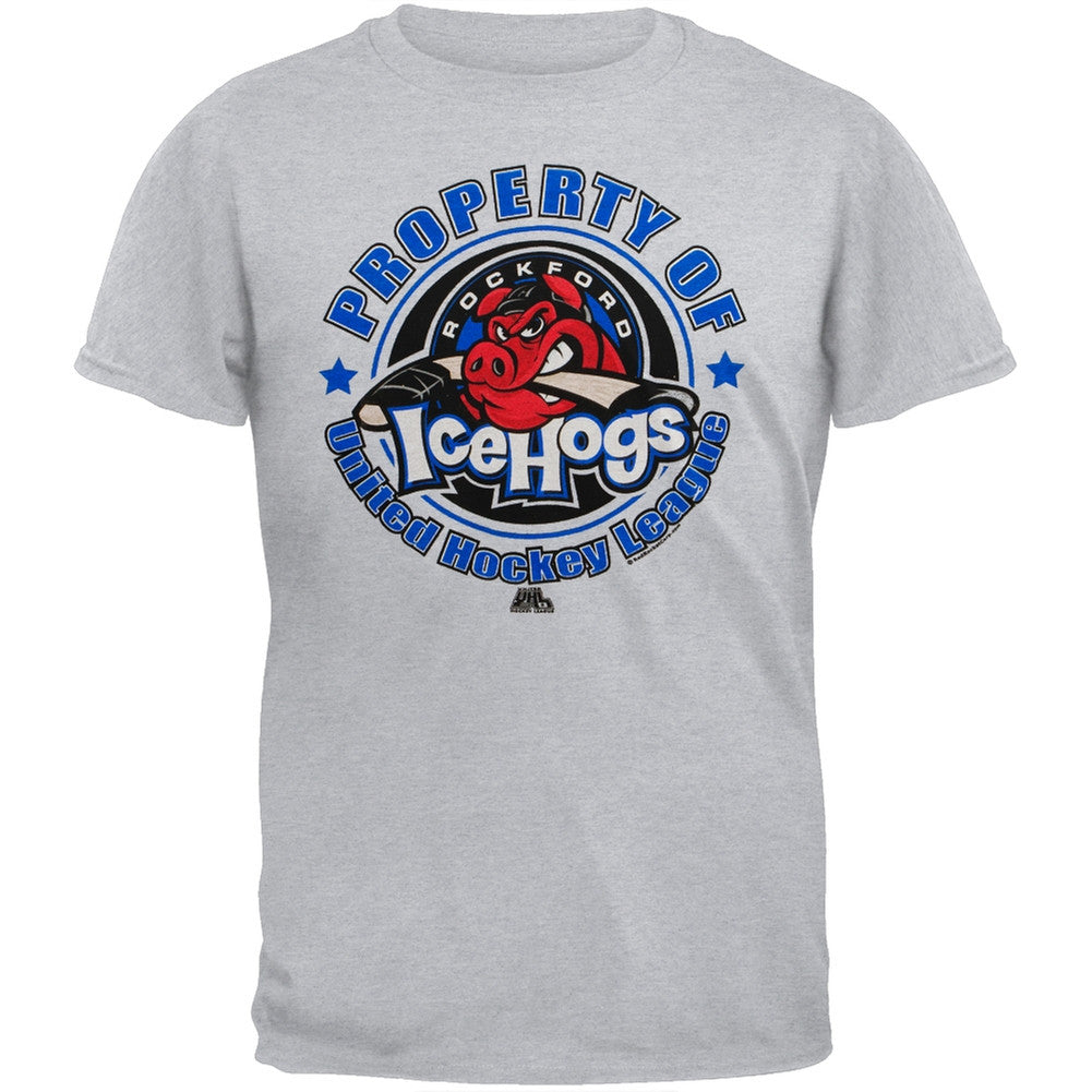 Rockford IceHogs - Property Of Rockford IceHogs Youth T-Shirt Youth T-Shirts Rockford IceHogs