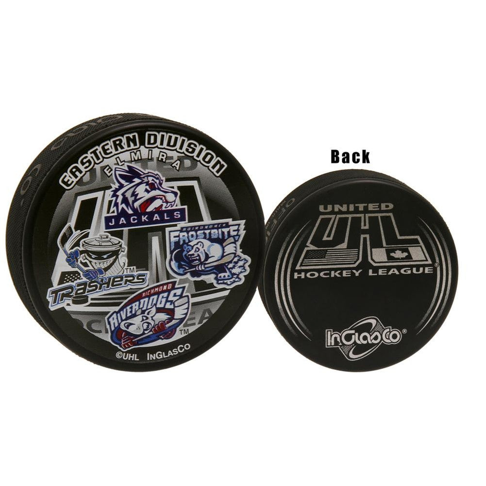 UHL Eastern Division Hockey Puck Collectibles Danbury Trashers