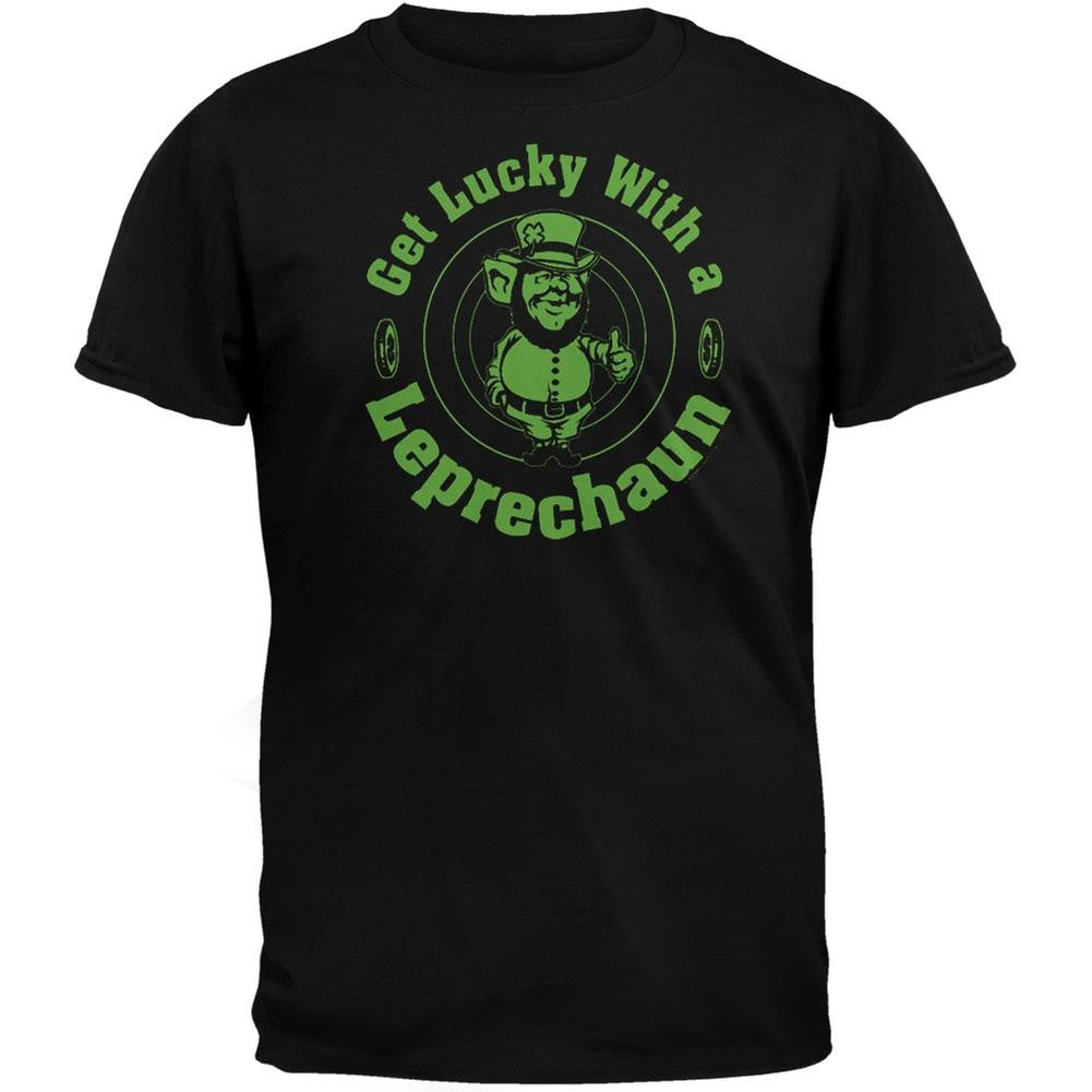 Get Lucky With A Leprechaun T-Shirt Men's T-Shirts Old Glory