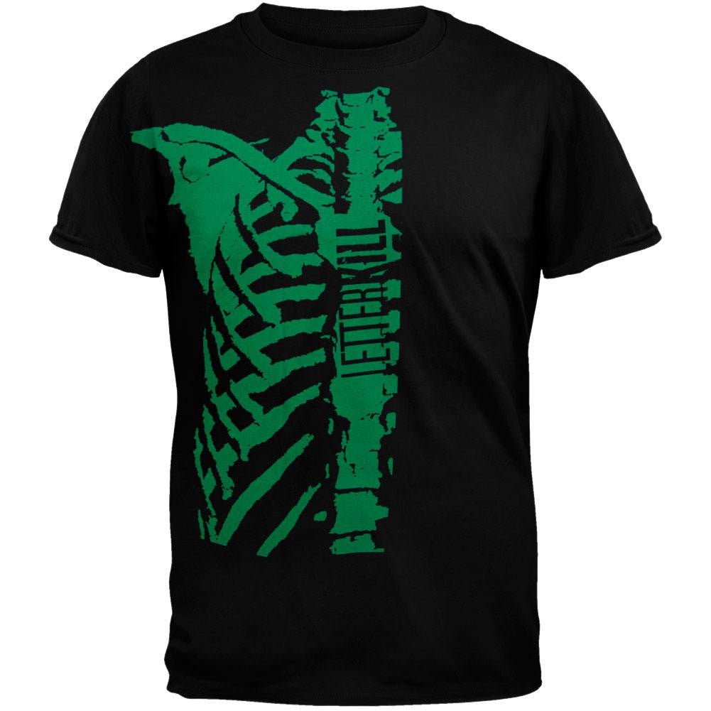 Letter Kills - Rib Cage T-Shirt Men's T-Shirts Letter Kills SM Black
