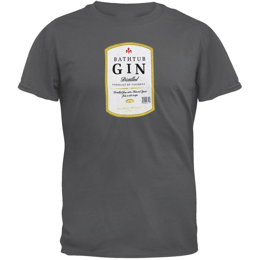 Phish - Bathtub Gin Label Adult T-Shirt Men's T-Shirts Phish SM Grey