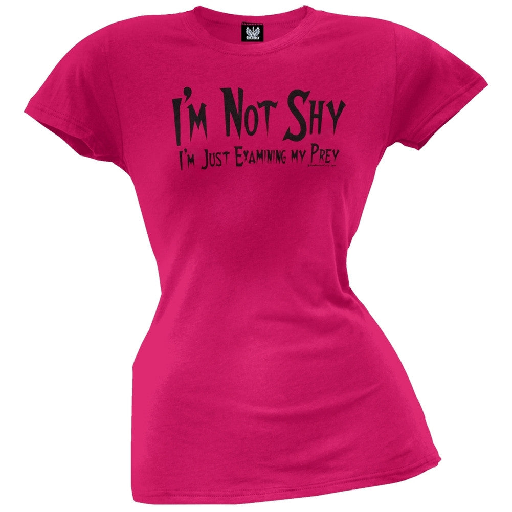 I'm Not Shy Juniors T-Shirt Juniors T-Shirts Old Glory