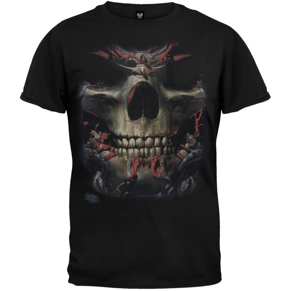 Skulbone - Skulvein T-Shirt Men's T-Shirts Skulbone MD Black