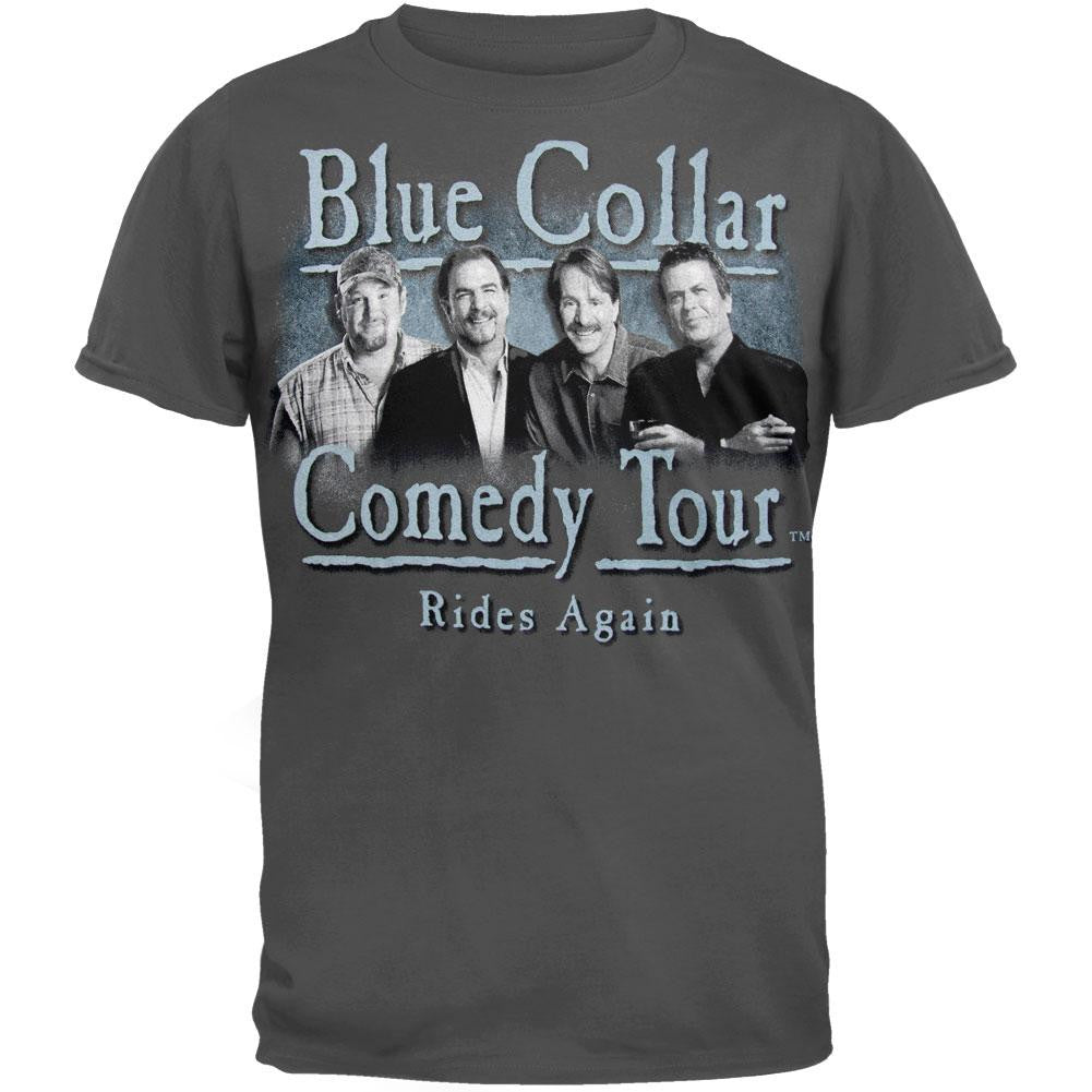 Blue Collar Tour - Rides Again T-Shirt Men's T-Shirts Blue Collar Comedy 2XL Grey