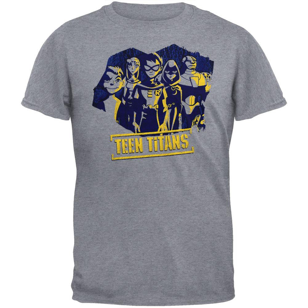 Teen Titans - Stencil Youth T-Shirt Youth T-Shirts Teen Titans XL