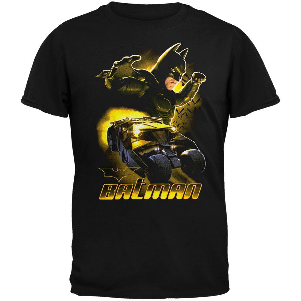 Batman - Drive Action Youth T-Shirt Youth T-Shirts Batman XL Black