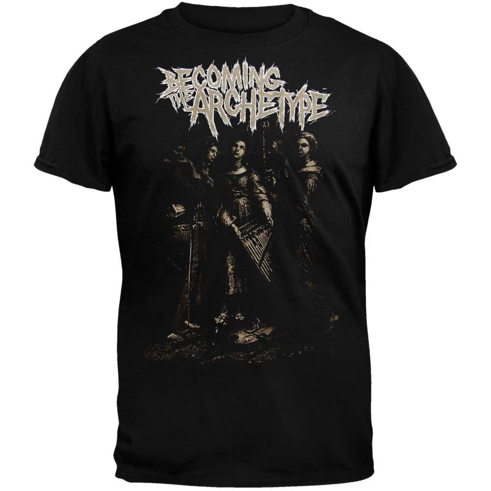Becoming The Archetype - Holy Gold Youth T-Shirt Youth T-Shirts Becoming The Archetype LG Black