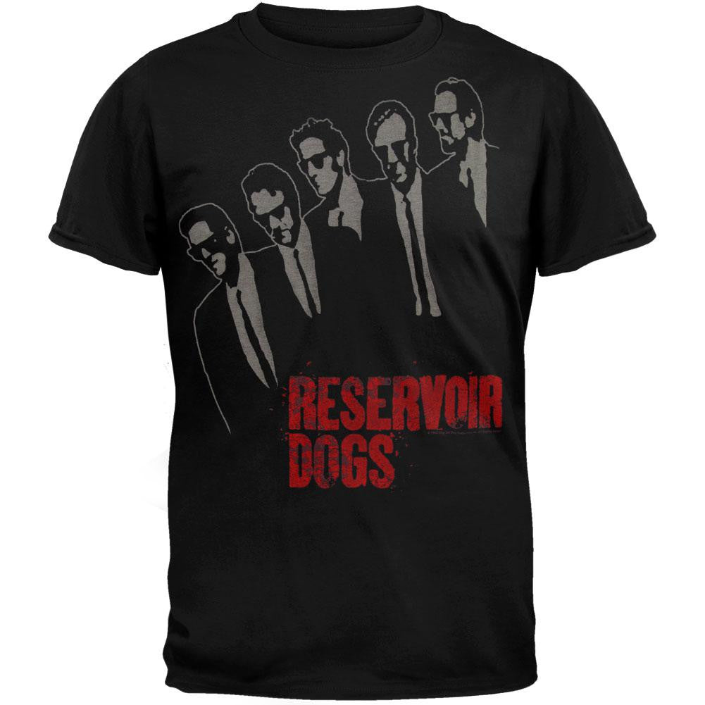 Reservoir Dogs - Flock Logo T-Shirt Men's T-Shirts Reservoir Dogs MD Black