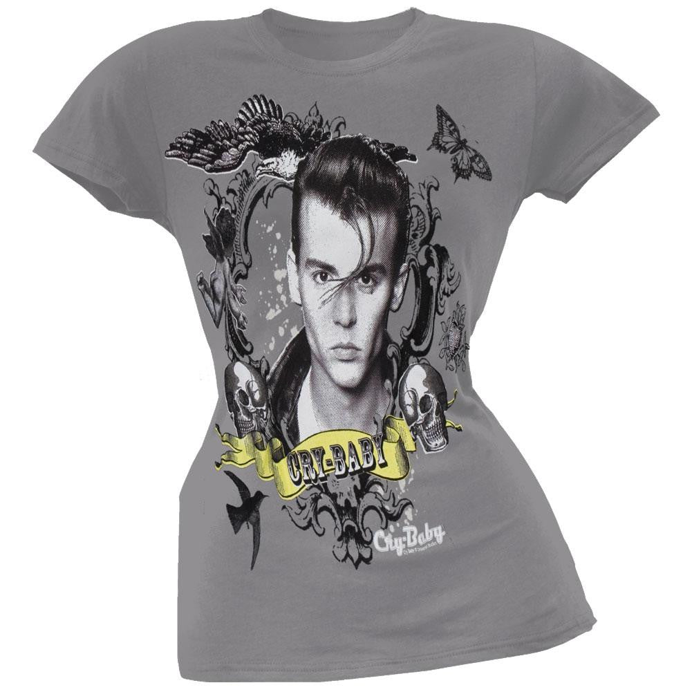 Cry-Baby - Cherubs Juniors T-Shirt Juniors T-Shirts Cry Baby MD Grey