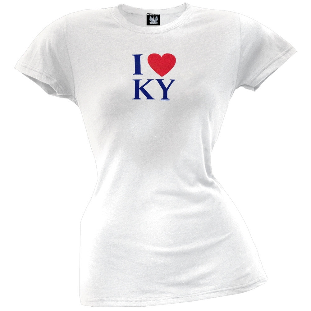 I Love KY Juniors T-Shirt Juniors T-Shirts Old Glory