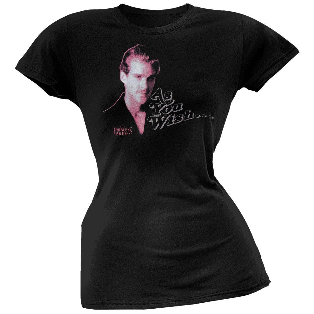 The Princess Bride - As You Wish Juniors T-Shirt Juniors T-Shirts Princess Bride