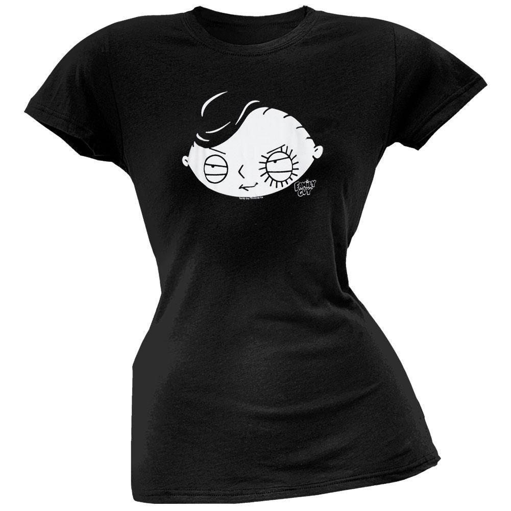 Family Guy - Clockwork Stewie Juniors T-Shirt Juniors T-Shirts Family Guy LG Black