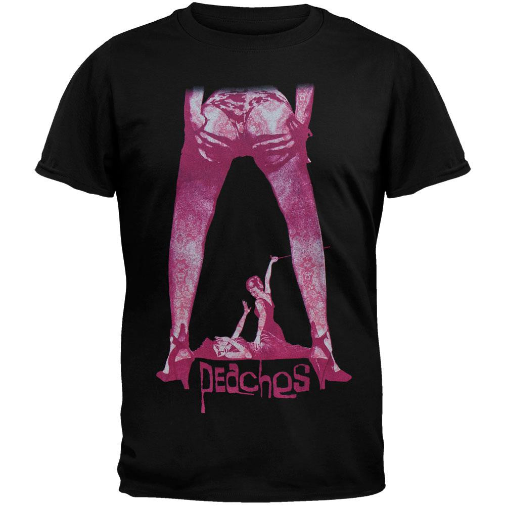 Peaches - Legs T-Shirt Men's T-Shirts Peaches SM Black