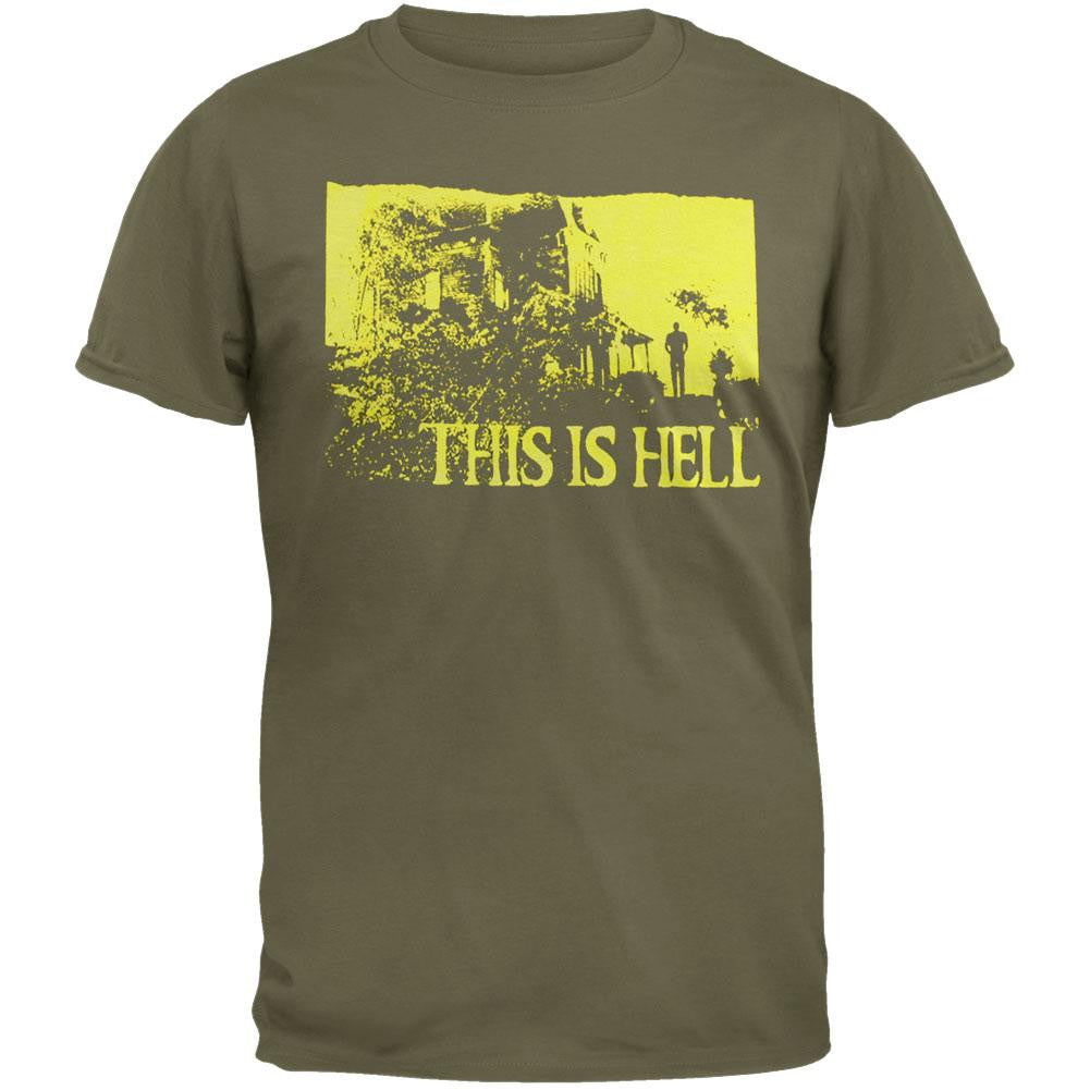 This Is Hell - Psycho T-Shirt Men's T-Shirts This Is Hell MD Dark Green