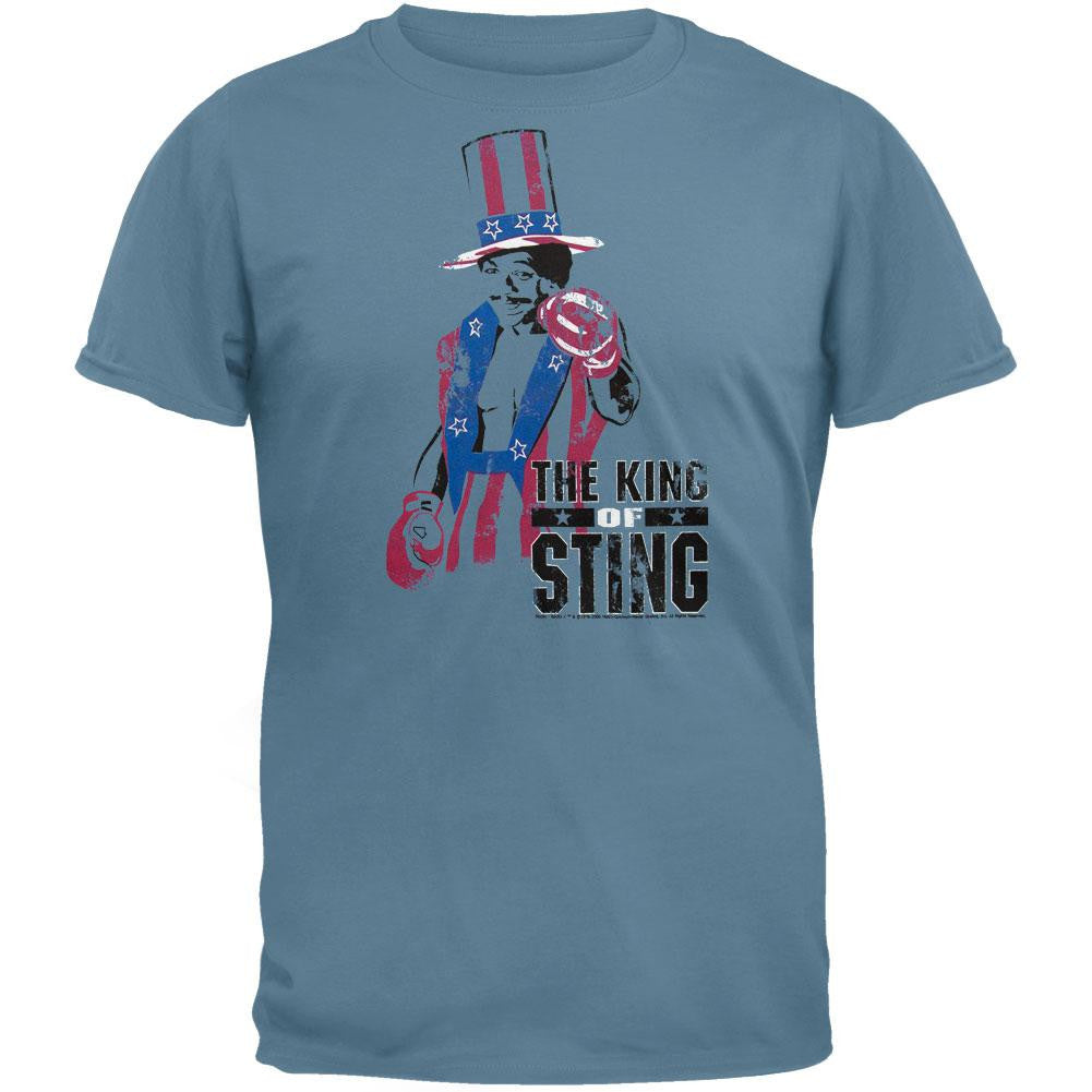 Rocky - The King Of Sting T-Shirt Men's T-Shirts Rocky SM Light Blue