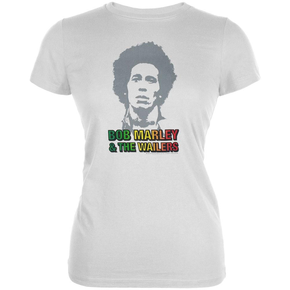 Bob Marley - Bob Wailers Juniors T-Shirt Juniors T-Shirts Bob Marley SM White