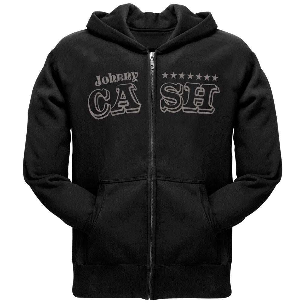Johnny Cash - Stars Mens Zip Hoodie Men's Hoodies Johnny Cash