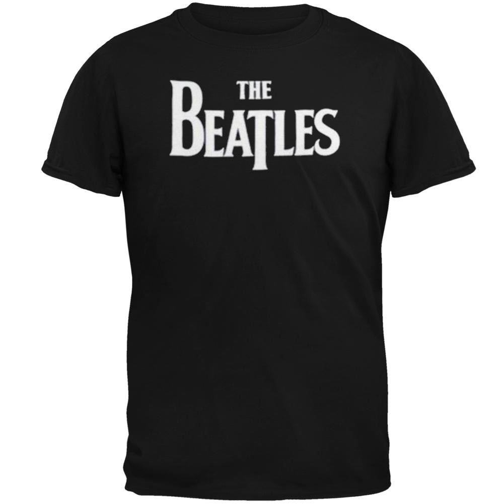 The Beatles - Logo T-Shirt Men's T-Shirts The Beatles SM Black