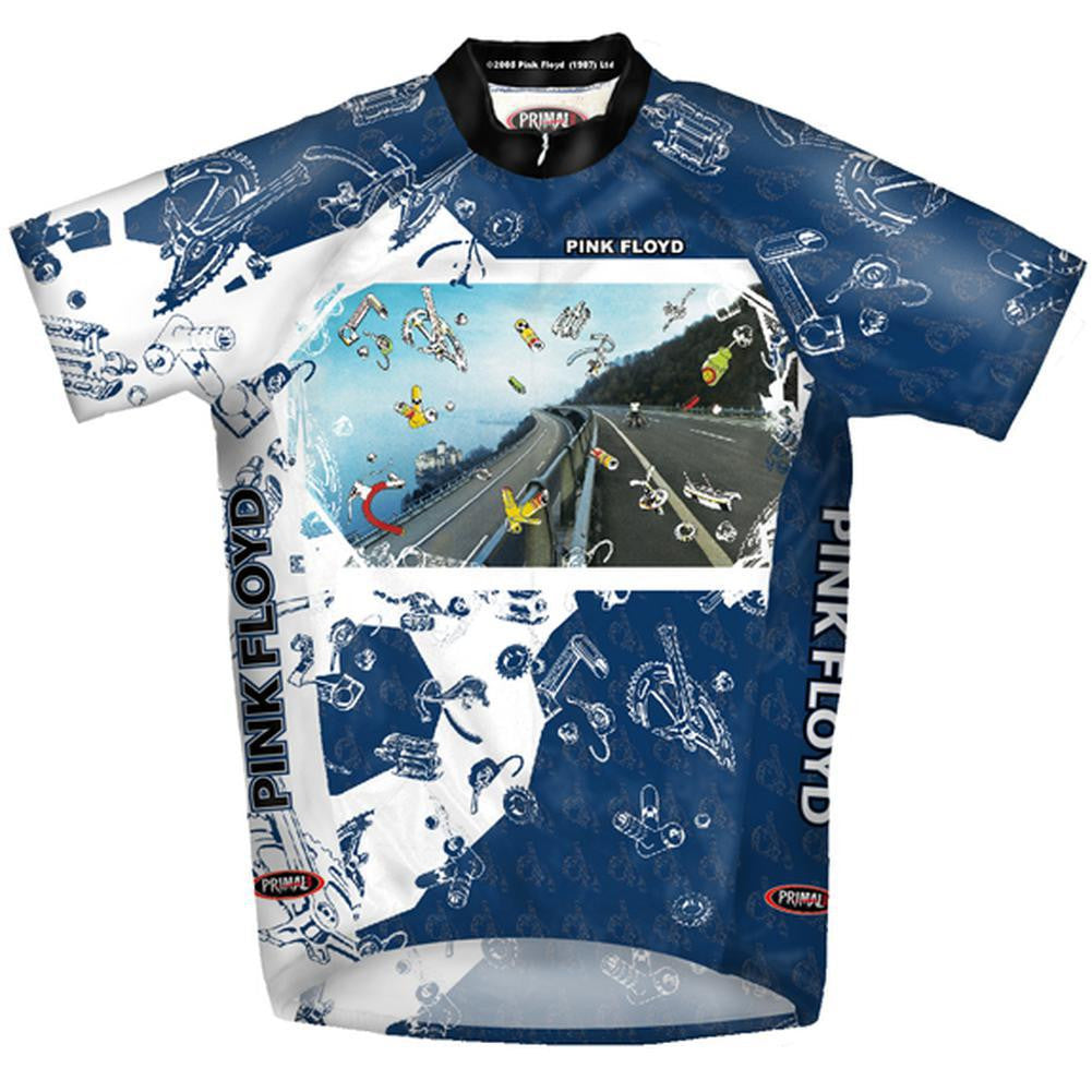 Pink Floyd - Knebworth Cycling Jersey Men's Cycling Jerseys Pink Floyd SM Blue