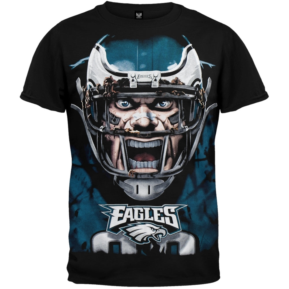 Philadelphia Eagles - Rage T-Shirt Men's T-Shirts Philadelphia Eagles LG Black