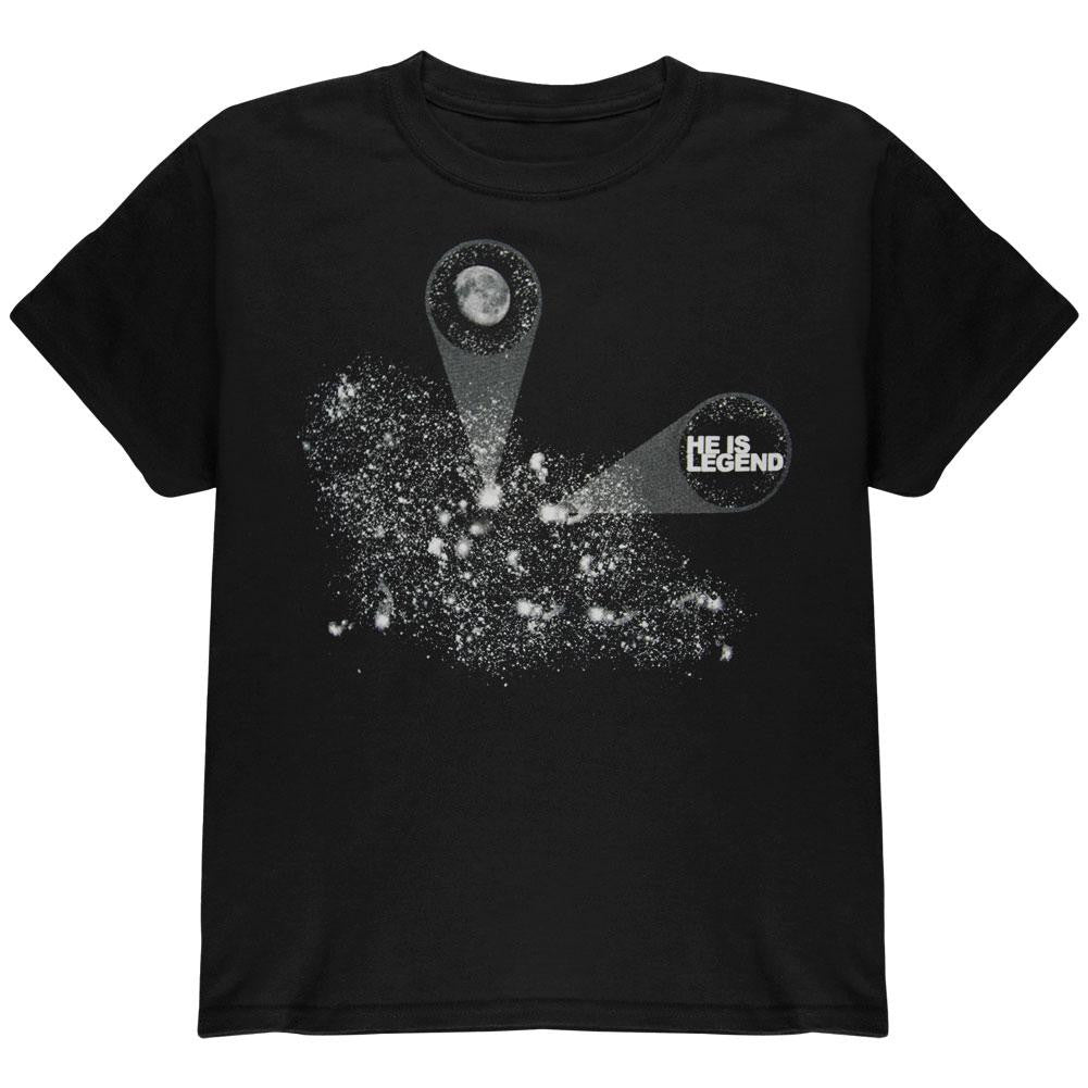 He Is Legend - Galaxy Youth T-Shirt Youth T-Shirts He Is Legend MD Black