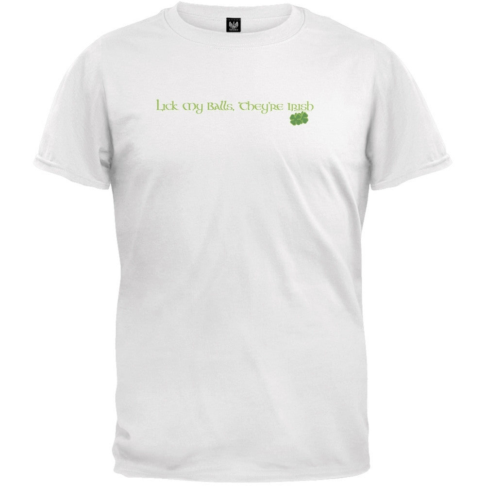 Lick My Balls They're Irish T-Shirt Men's T-Shirts Old Glory