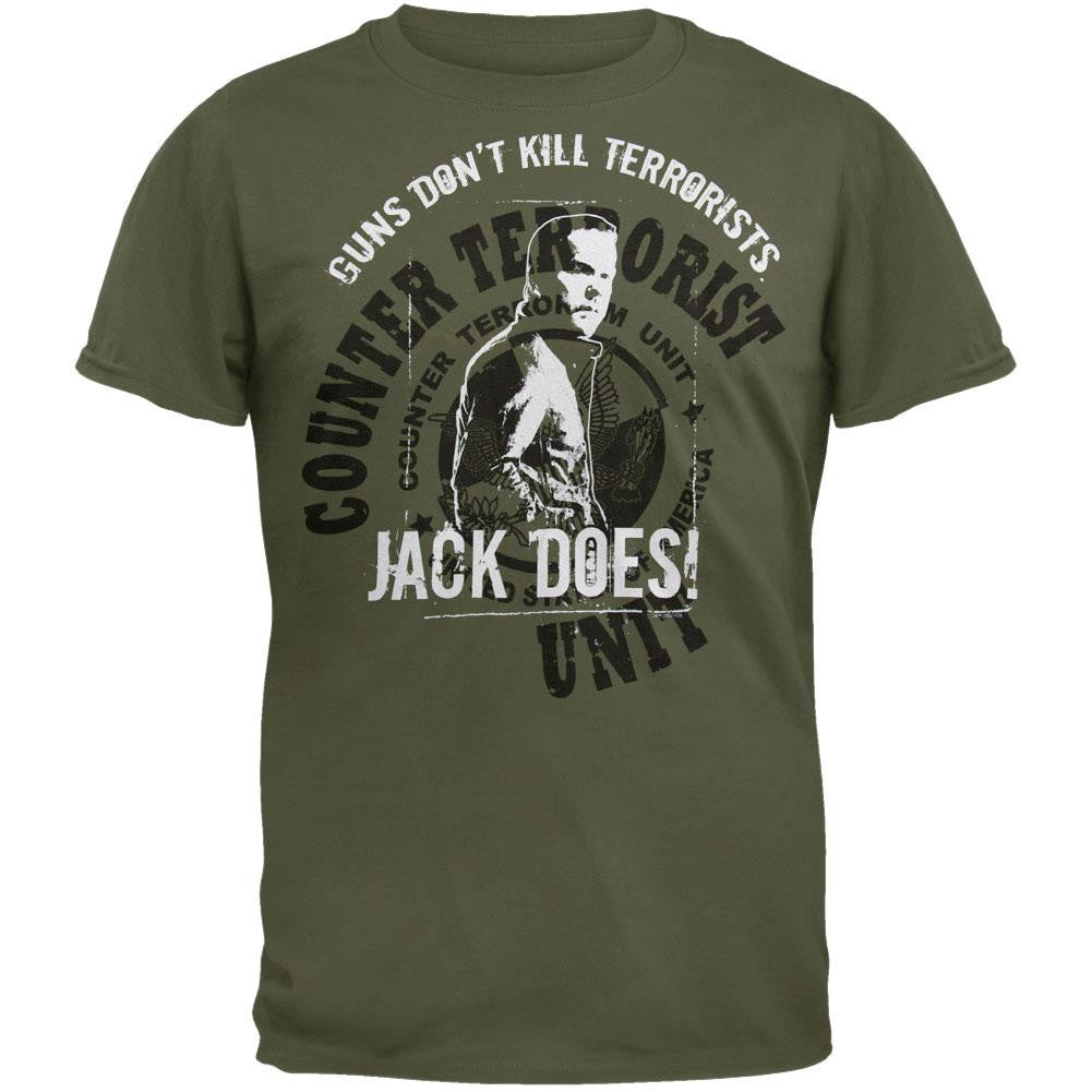 24 - Guns Don't Kill Soft T-Shirt Men's T-Shirts 24 SM Green