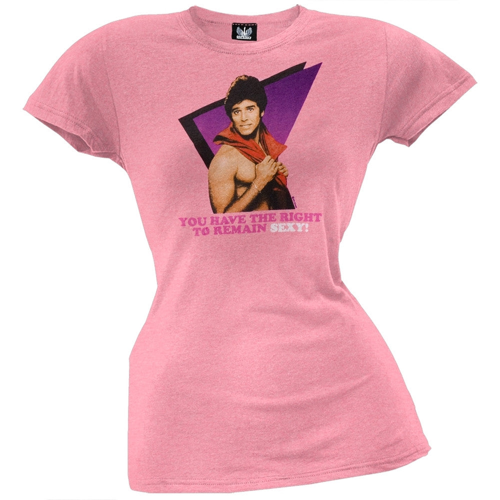 Chips - Remains Sexy Juniors T-Shirt Juniors T-Shirts Chips SM Light Pink