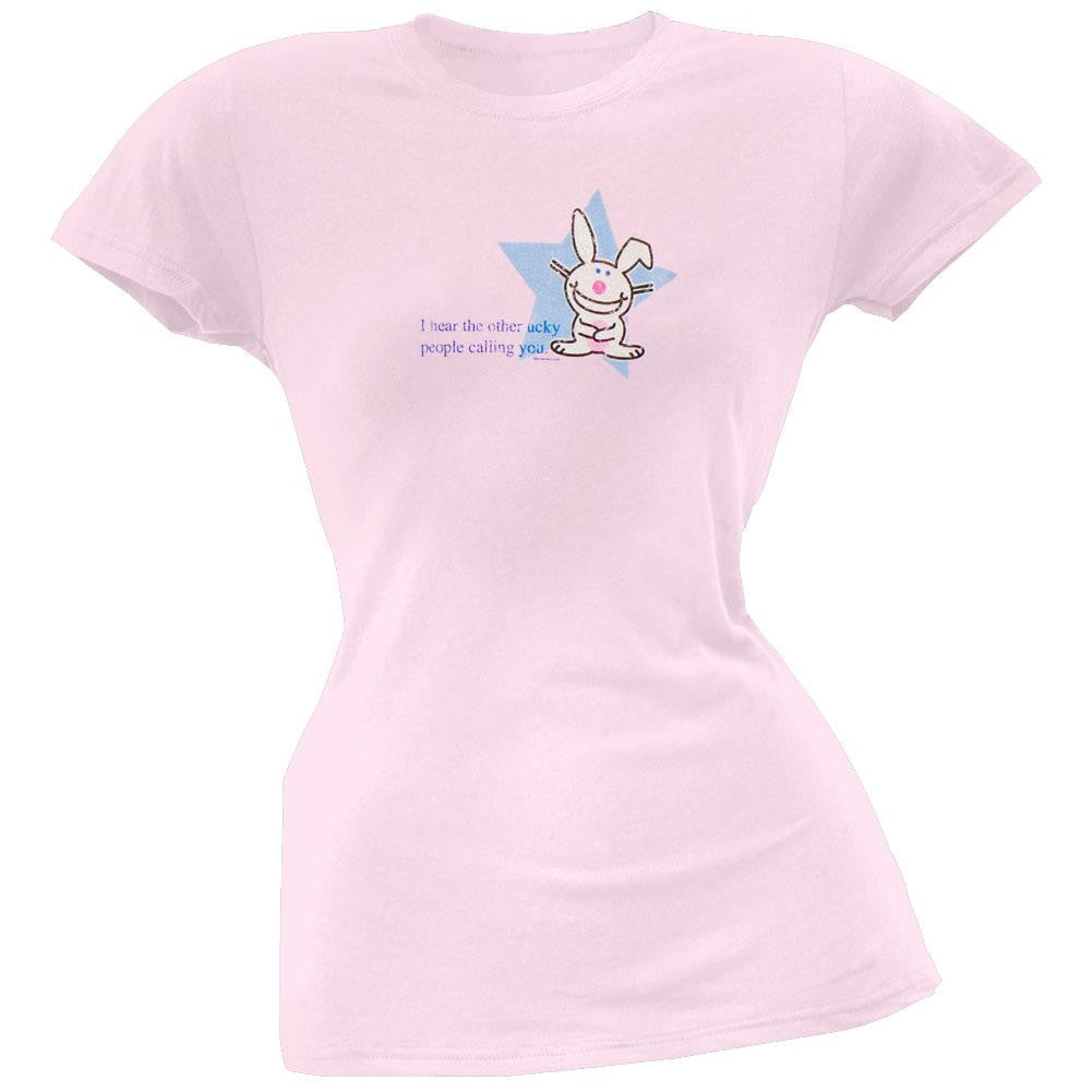 Happy Bunny - Ucky People Juniors T-Shirt Juniors T-Shirts Happy Bunny