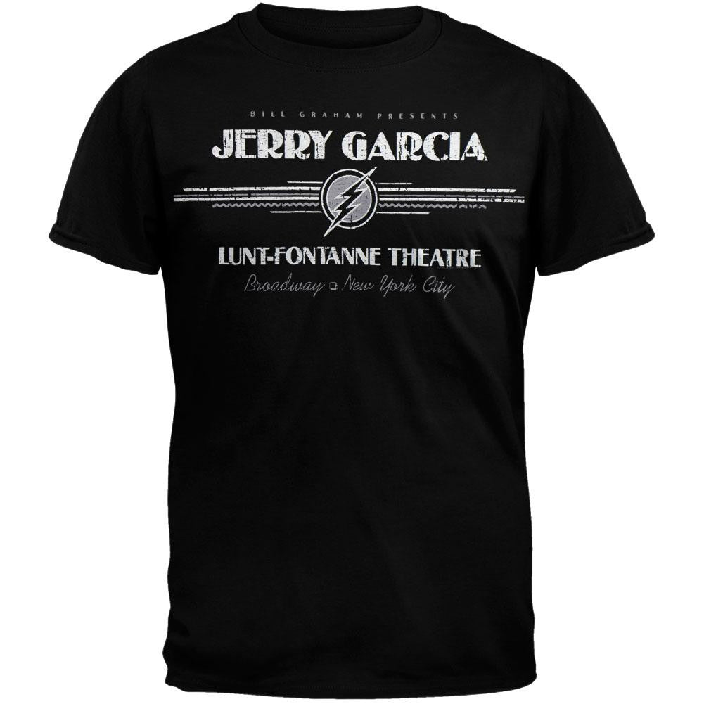 Jerry Garcia - On Broadway T-Shirt Men's T-Shirts Jerry Garcia MD Black