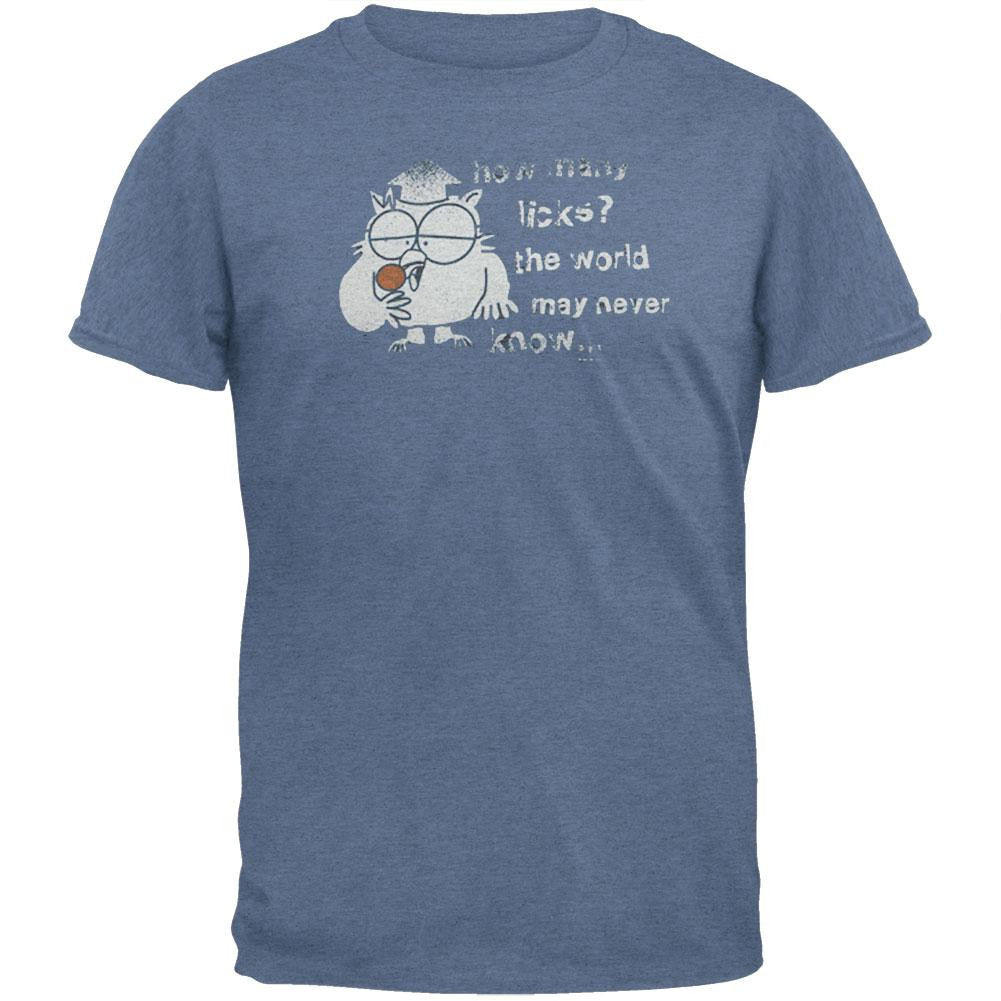 Blow Pop - The World May Never Know Soft T-Shirt Men's T-Shirts Blow Pop SM Blue