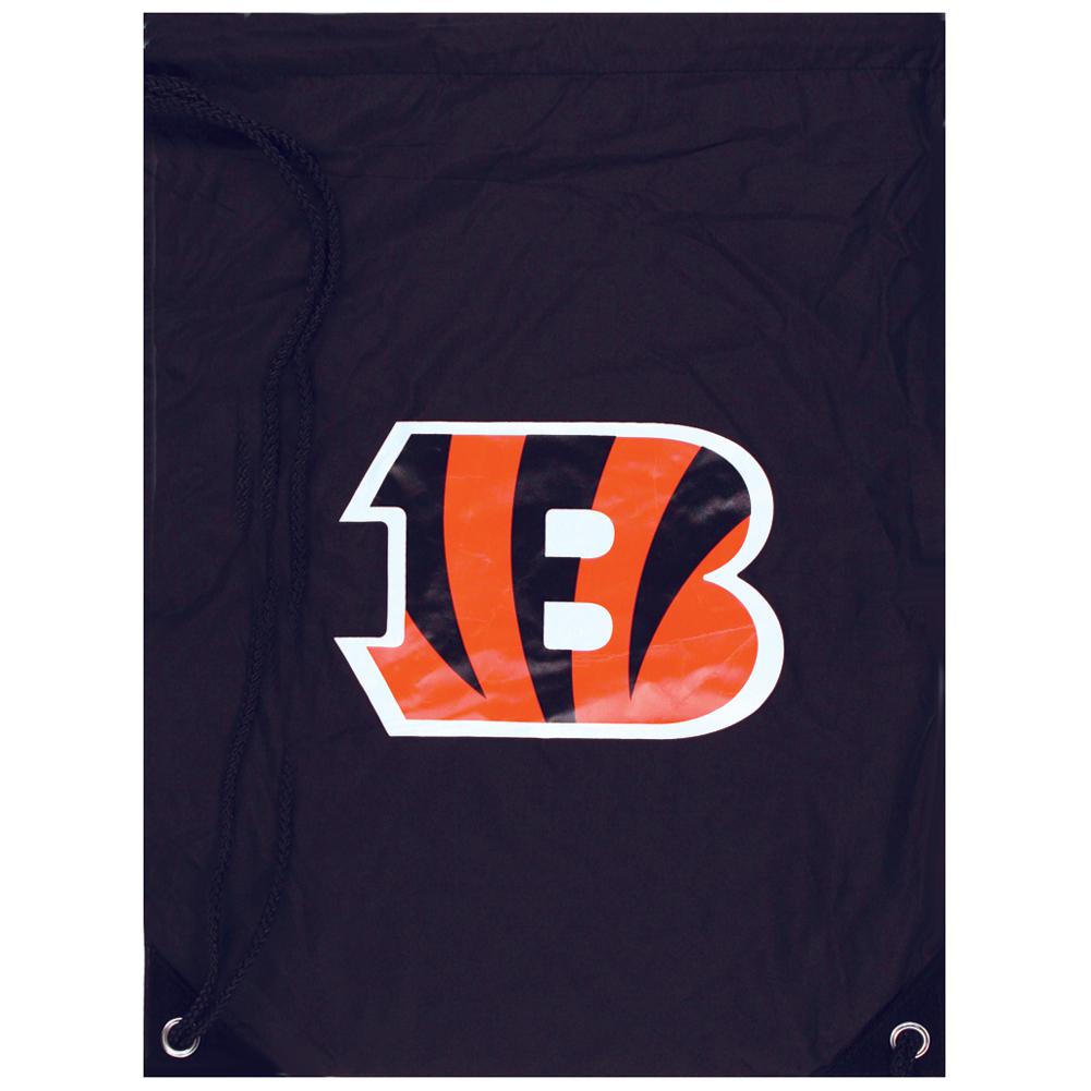 Cincinnati Bengals - Logo Nylon Backsack Backsacks Old Glory OS Black