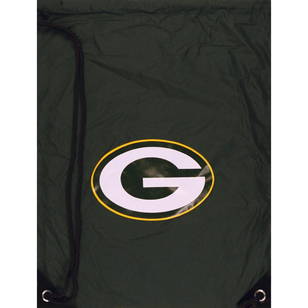 Green Bay Packers - Logo Nylon Backsack Backsacks Old Glory OS Green